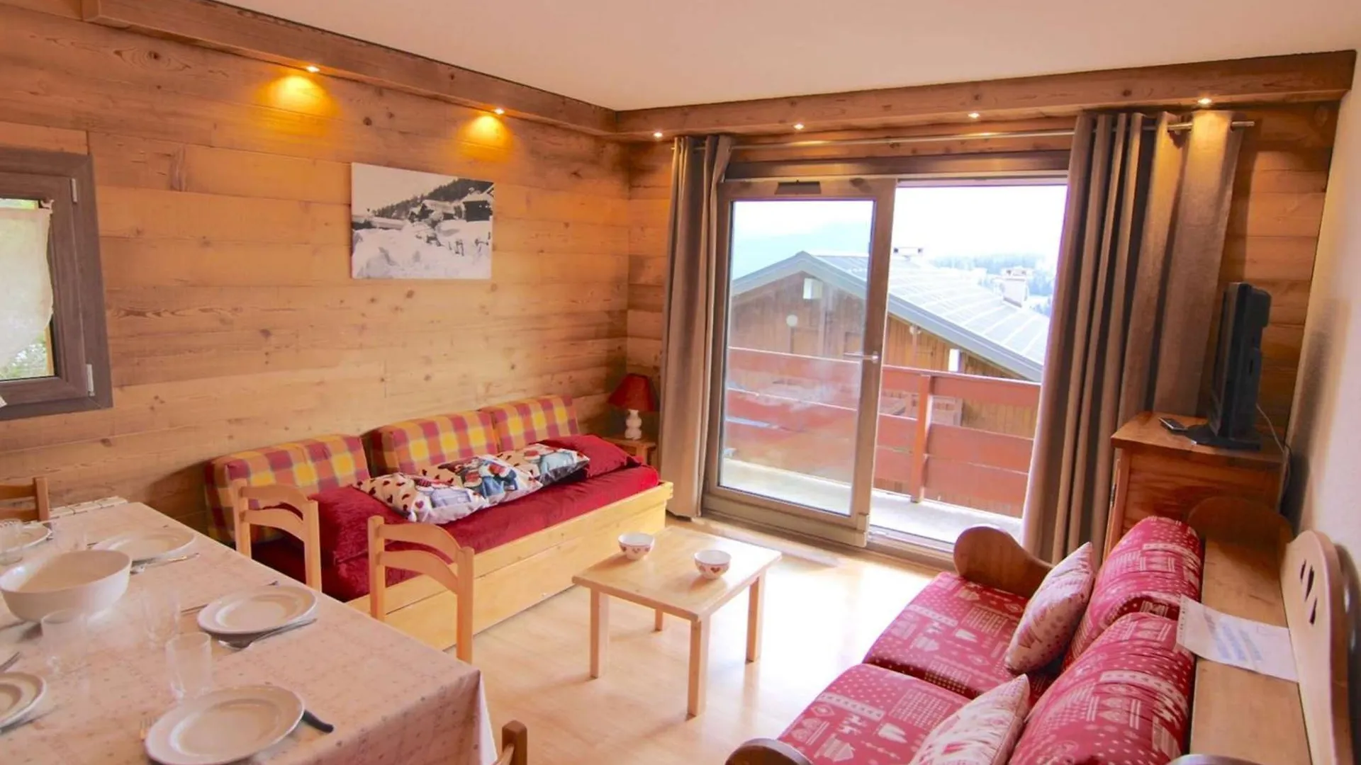 Appartement 2 Pieces Au Coeur Des Saisies - Balcon Sud, Box Inclus, 5 Pers - Fr-1-594-321 Hauteluce Frankrijk